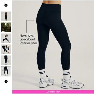Kt. by KNIX (KnixTeen) Leakproof Active Legging Moderate Absorbency Black Size S